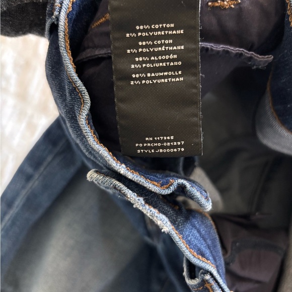 J Brand Blue Skinny Distressed Jeans - Picture 3 of 8